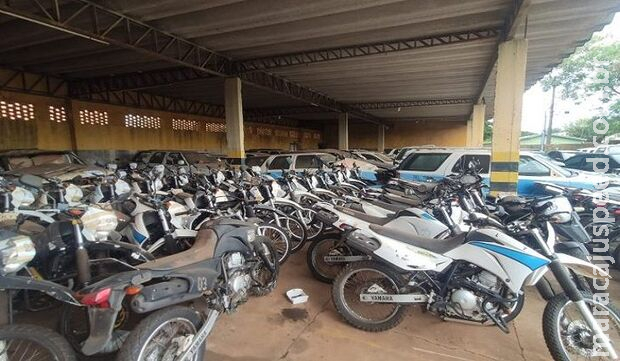 Secretaria de Administração promove leilão com 111 lotes de motos Secretaria de Administração promove leilão com 111 lotes de motos