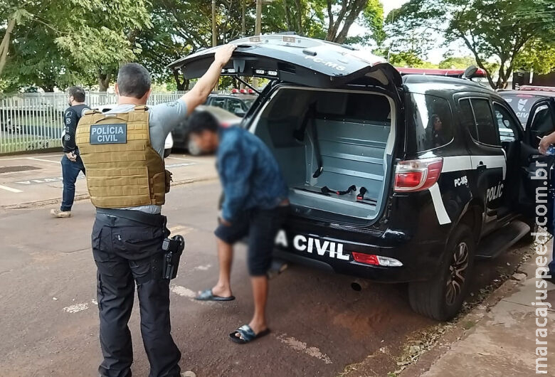 Suspeito é preso durante ações da operação Suspeito é preso durante ações da operação