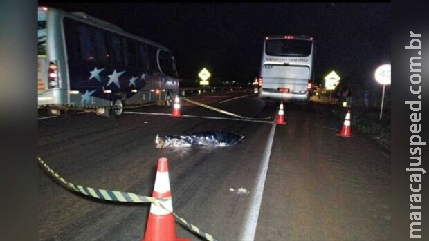 Adolescente morre após ser atropelado por ônibus de viagem em Dourados Adolescente morre após ser atropelado por ônibus de viagem em Dourados