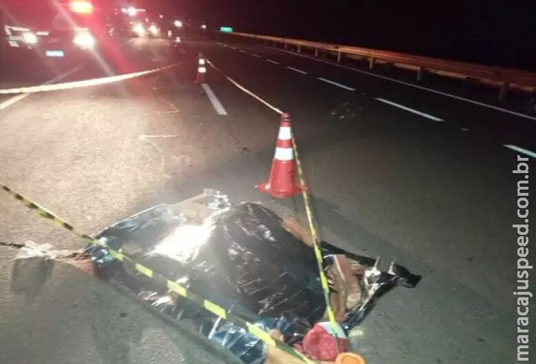 Andarilho morre atropelado por carreta na rodovia BR-163 