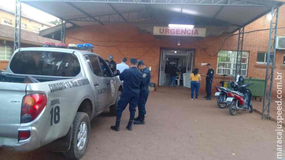 Brasileiro leva 2 tiros e para fugir da polícia é levado para hospital do Paraguai