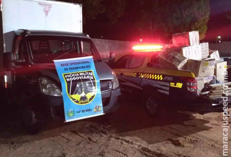 Caminhão apresenta defeito e polícia apreende 390 kg de maconha Caminhão apresenta defeito e polícia apreende 390 kg de maconha