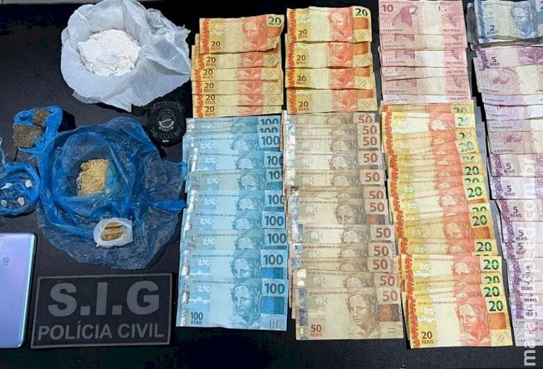 Homem é preso com droga avaliada em mais de R$ 6 mil Homem é preso com droga avaliada em mais de R$ 6 mil