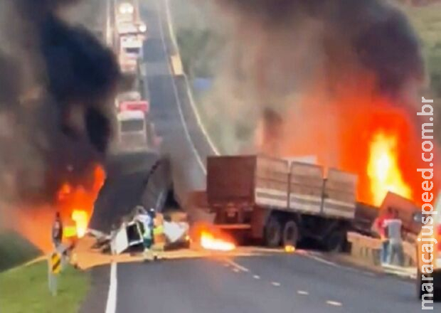 Identificadas vítimas de explosão de carretas em Itaquiraí Identificadas vítimas de explosão de carretas em Itaquiraí