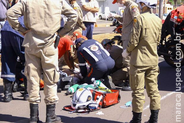 Idoso atropelado recupera sinais vitais após meia hora de ressuscitação