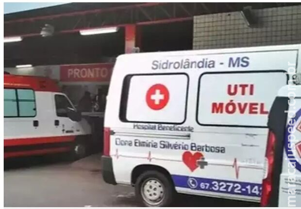 Jovem é baleado dentro de carro em Sidrolândia Jovem é baleado dentro de carro em Sidrolândia