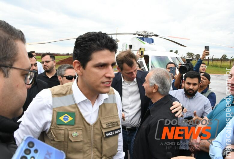 Ministro da Infraestrutura vem a MS autorizar concessão e execução de obras Ministro da Infraestrutura vem a MS autorizar concessão e execução de obras