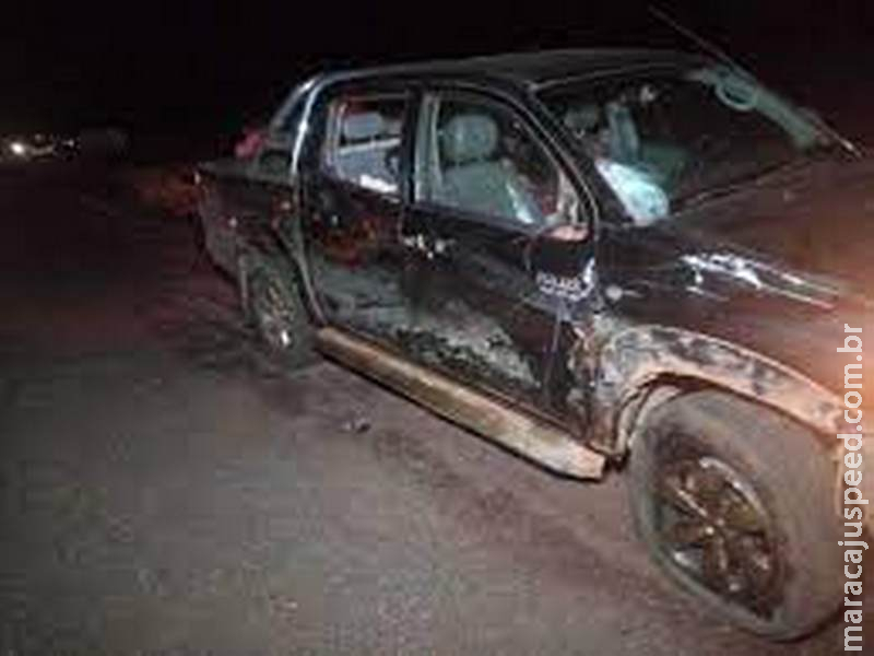 Motociclista morre ao ser atropelado por caminhonete na BR-163 Motociclista morre ao ser atropelado por caminhonete na BR-163