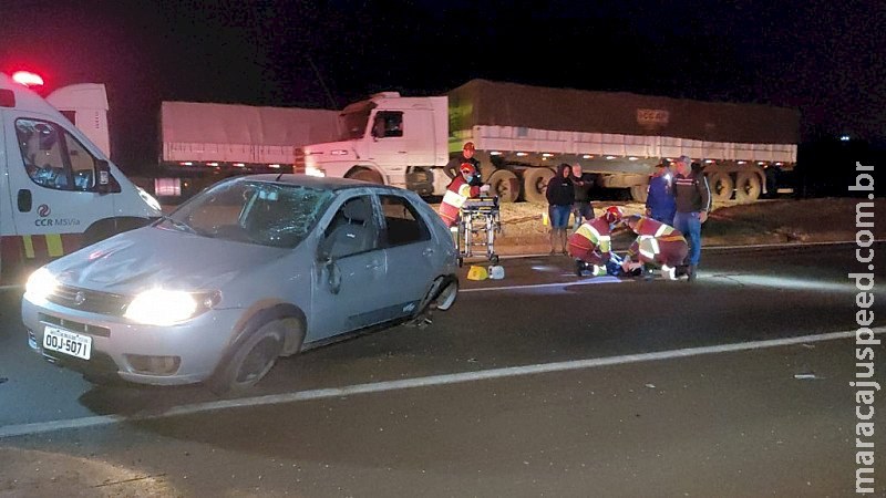 Motorista que capotou carro na BR-163 tem morte cerebral e família autoriza doação de órgãos em Dourados Motorista que capotou carro na BR-163 tem morte cerebral e família autoriza doação de órgãos em Dourados
