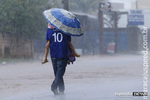 Municípios de MS registram grandes volumes de chuva em apenas duas horas Municípios de MS registram grandes volumes de chuva em apenas duas horas