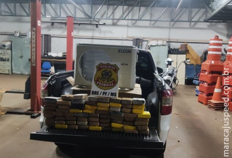 PF apreende cocaína escondida em aparelhos de ar condicionado PF apreende cocaína escondida em aparelhos de ar condicionado