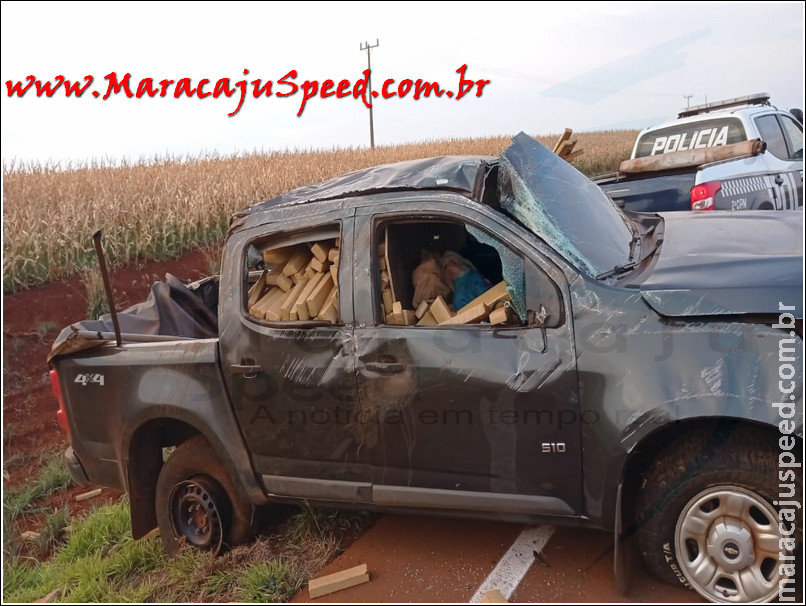 Polícia Militar de Maracaju realiza grande apreensão de maconha, na Rodovia MS-460