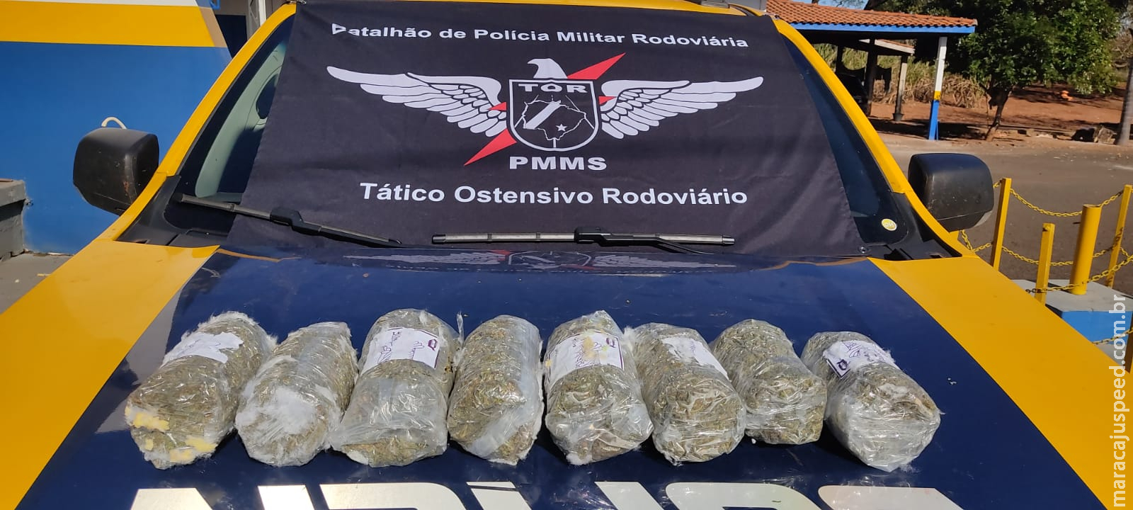 Polícia Militar Rodoviária apreende skank com passageiro de ônibus em Amambai Polícia Militar Rodoviária apreende skank com passageiro de ônibus em Amambai
