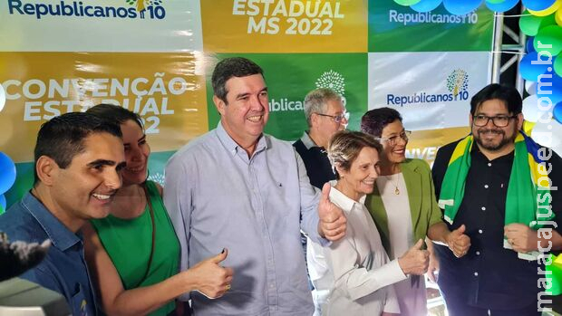 Republicanos oficializa chapa e declara apoio a Riedel e Tereza Cristina em MS Republicanos oficializa chapa e declara apoio a Riedel e Tereza Cristina em MS