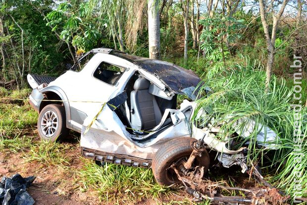 Traficante que bateu carro durante perseguição na MS-376 morre horas depois