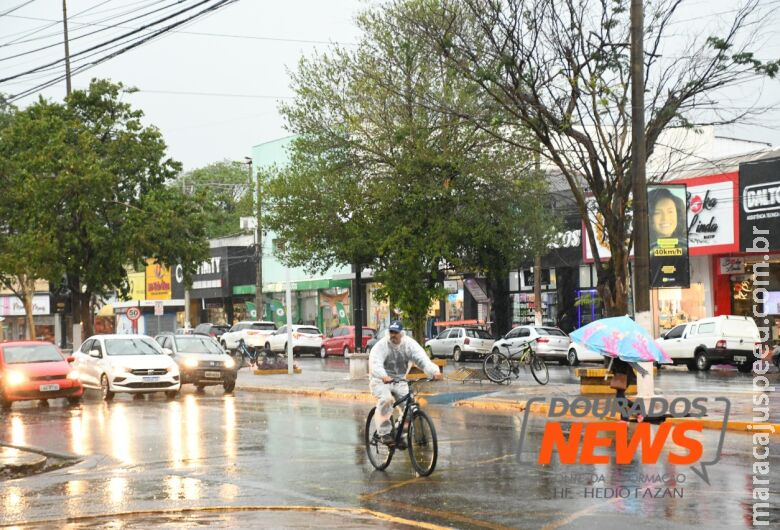 Alerta de tempestade do Inmet atinge Dourados e cidades da região Alerta de tempestade do Inmet atinge Dourados e cidades da região