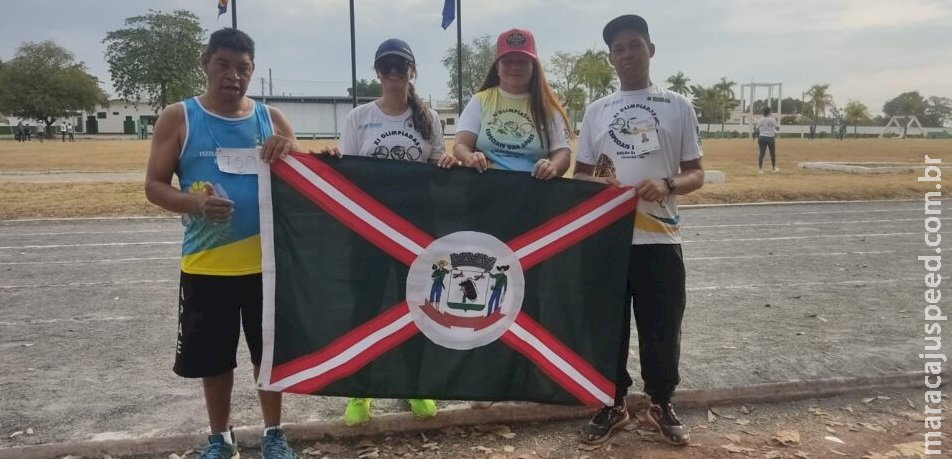 Atletas da APAE de Caarapó se destacam nas olímpiadas do Estado