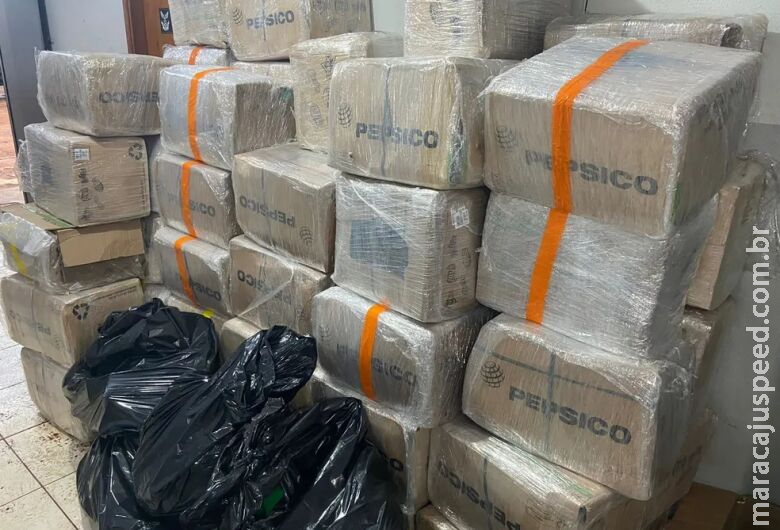 Choque apreende duas toneladas de droga escondida em carga de carne