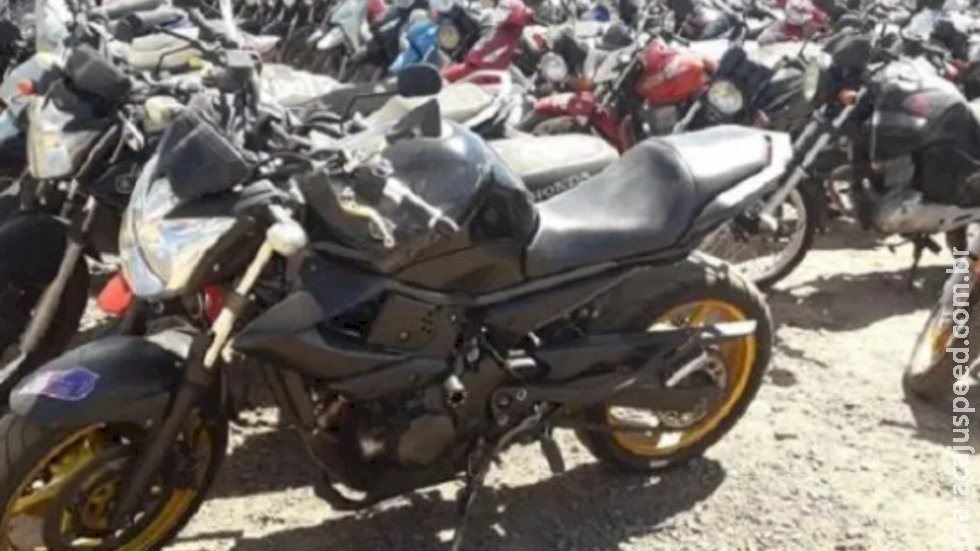 Detran-MS abre leilão de motocicletas para circulação e sucata a partir de R$ 164 Detran-MS abre leilão de motocicletas para circulação e sucata a partir de R$ 164