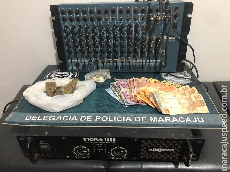 Maracaju: Polícia Civil realiza prisão em flagrante de dois indivíduos, recupera produtos de furto e fecha boca de fumo