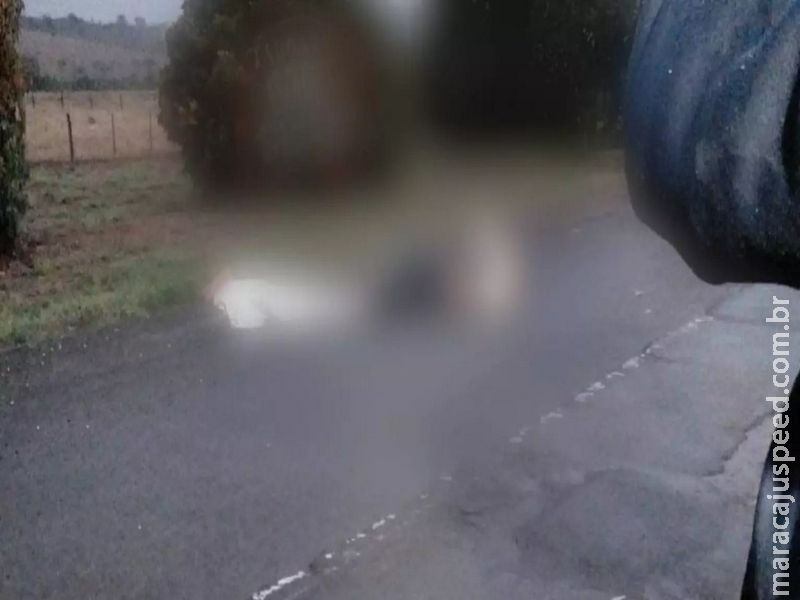 Motociclista bate de frente com ônibus de frigorífico e morre na BR-158 Motociclista bate de frente com ônibus de frigorífico e morre na BR-158