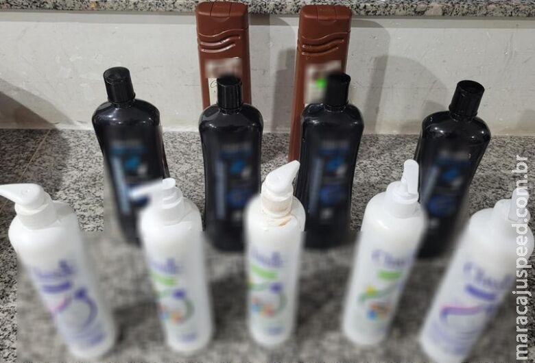Polícia apreende 3,8 quilos de cocaína em embalagens de shampoo