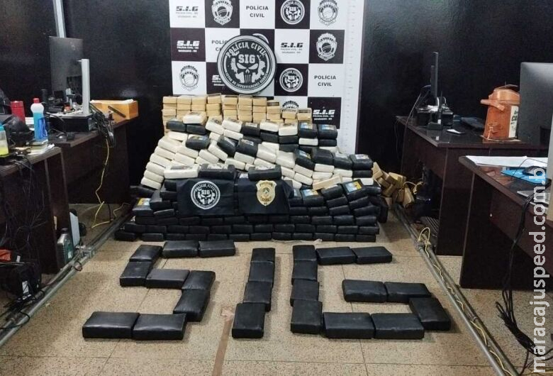 Polícia apreende mais de meia tonelada de cocaína em Dourados Polícia apreende mais de meia tonelada de cocaína em Dourados