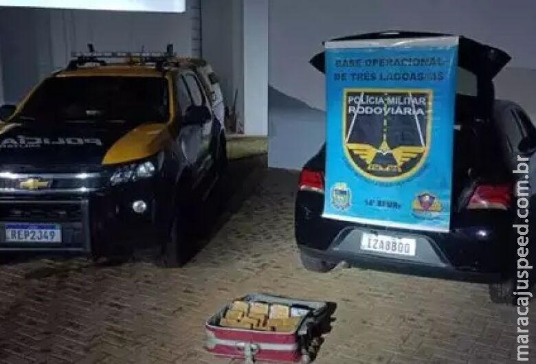 Polícia apreendem carga de crack em veículo na rodovia MS-395 
