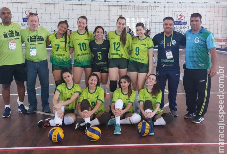 Voleibol de MS estreia com vitória nos Jogos da Juventude Voleibol de MS estreia com vitória nos Jogos da Juventude