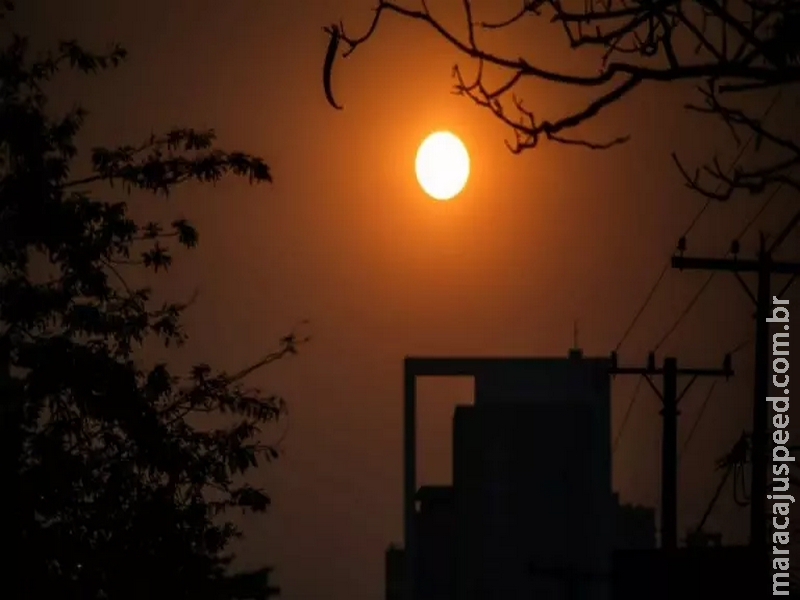 Antes da frente fria chegar, 8 cidades de MS registraram calor acima dos 36°C