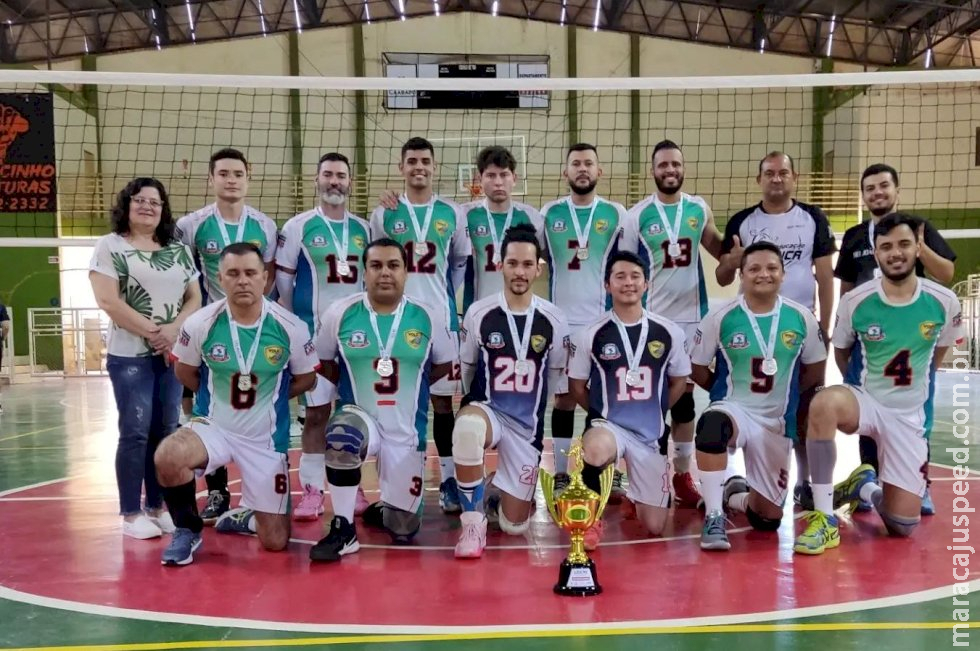 Caarapó é vice-campeão da Liga MS de Voleibol região Centro-Sul