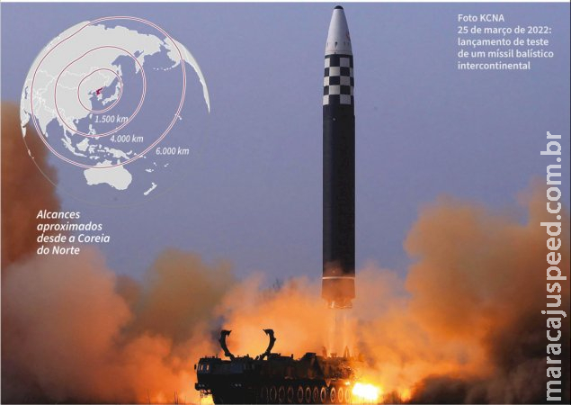 Coreia do Norte dispara mais dois mísseis de curto alcance ao mar do Japão Coreia do Norte dispara mais dois mísseis de curto alcance ao mar do Japão