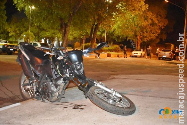 Cruzamento com sinalização precária causa acidente e deixa PM ferido em Coxim Cruzamento com sinalização precária causa acidente e deixa PM ferido em Coxim
