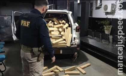 Dupla foge em perseguição policial e quase 900 kg de maconha é apreendido Dupla foge em perseguição policial e quase 900 kg de maconha é apreendido