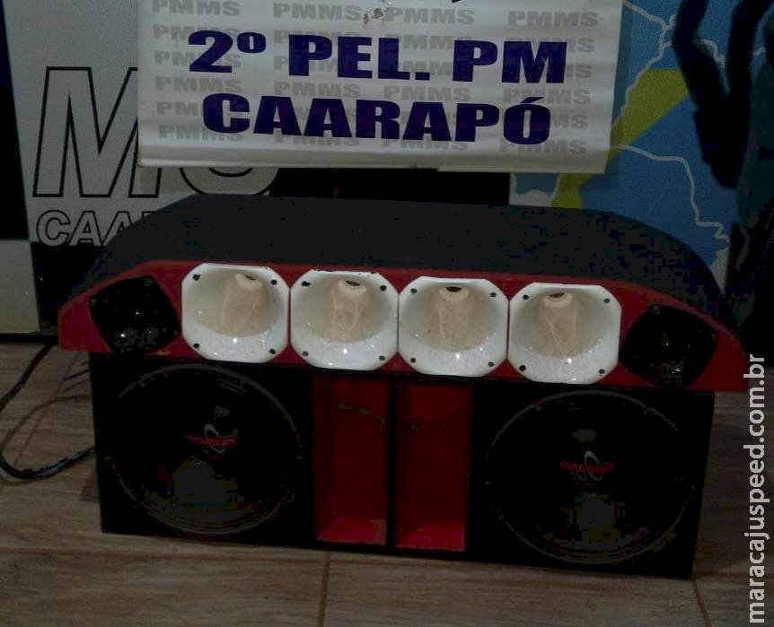 Equipamento de som é apreendido após denúncia de perturbação ao sossego