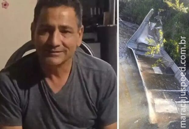 Filho encontra pai desaparecido após acidente com barcos em MS Filho encontra pai desaparecido após acidente com barcos em MS