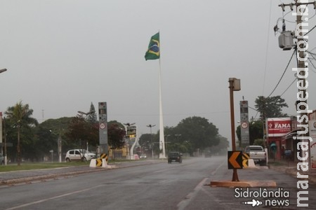 Frente fria avança sob Mato Grosso do Sul