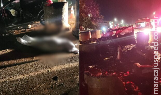Homem manda mensagem de despedida e morre após bater carro em manilhas no São Conrado Homem manda mensagem de despedida e morre após bater carro em manilhas no São Conrado