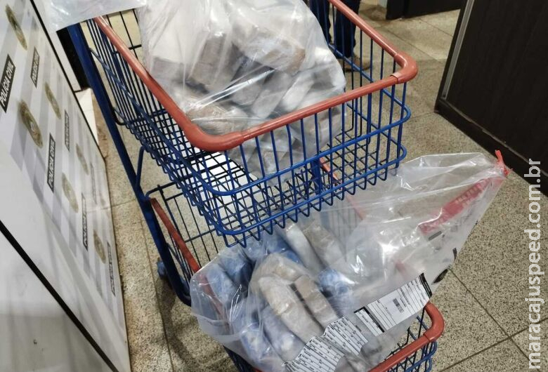 Morador de SP é preso em Dourados com mala repleta de maconha Morador de SP é preso em Dourados com mala repleta de maconha