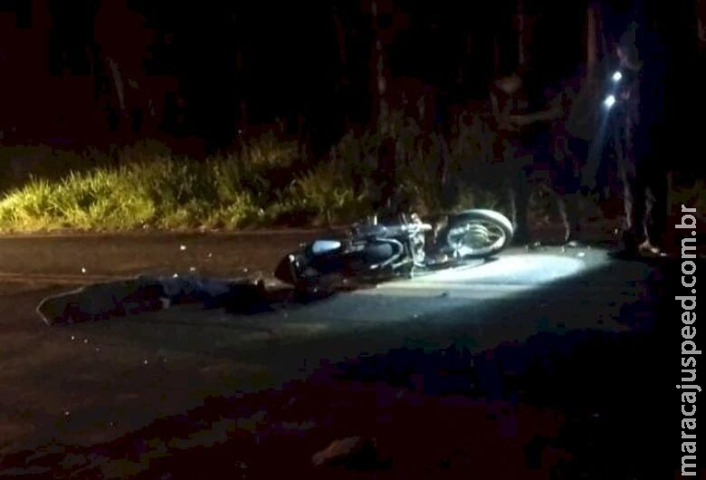 Motociclista morre após colidir em vaca na MS-276 Motociclista morre após colidir em vaca na MS-276