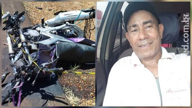 Motociclista morre em colisão frontal com Jeep na MS-147 Motociclista morre em colisão frontal com Jeep na MS-147