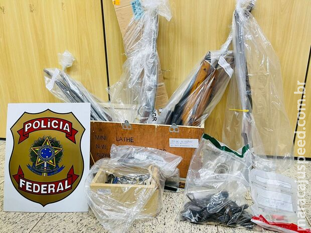 PF faz ação contra CACs para reprimir o comércio ilegal de armas em MS PF faz ação contra CACs para reprimir o comércio ilegal de armas em MS