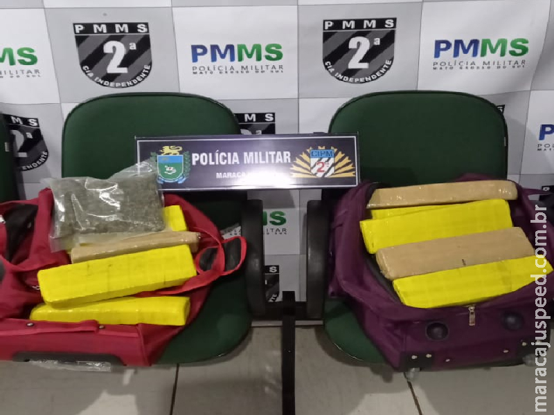 Polícia Militar no Distrito Vista Alegre prende duas mulheres em flagrante pelo crime de tráfico de drogas