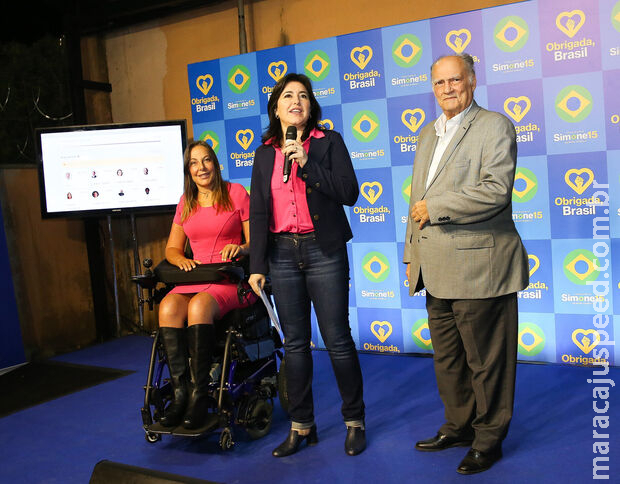 Simone Tebet promete anunciar apoio e comemora desempenho nas urnas Simone Tebet promete anunciar apoio e comemora desempenho nas urnas