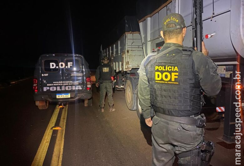 Traficante é preso ao transportar maconha em pneus de caminhão