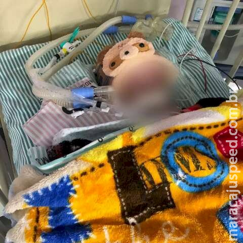 Com bebê internado em estado grave e sem emprego, mãe cria vaquinha on-line