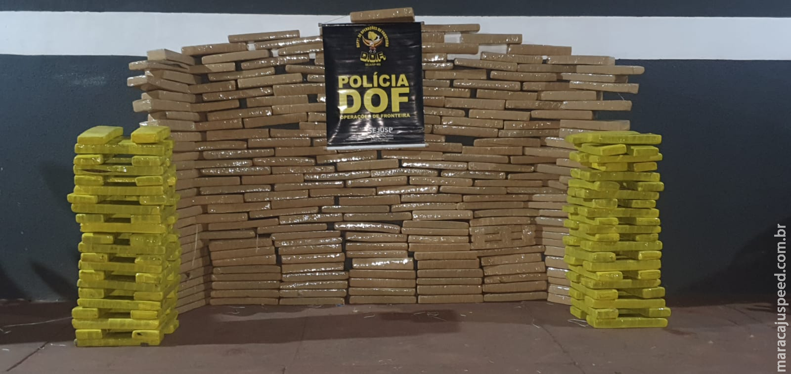 DOF apreende maconha que seria levada para Nova Andradina DOF apreende maconha que seria levada para Nova Andradina