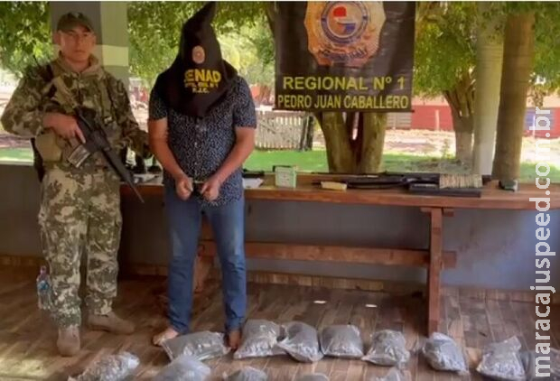 Ex-prefeito de cidade paraguaia é preso com armas e drogas Ex-prefeito de cidade paraguaia é preso com armas e drogas