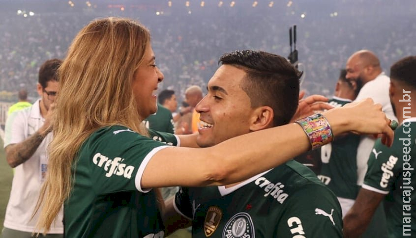 Leila Pereira fala em acordo verbal de Dudu com o Palmeiras: Leila Pereira fala em acordo verbal de Dudu com o Palmeiras: