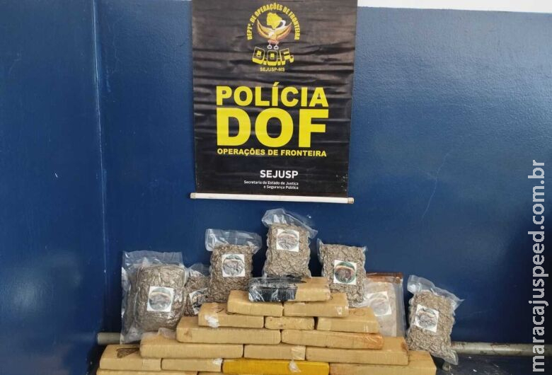 Menor é apreendido com carga de entorpecente avaliada em R$ 50 mil Menor é apreendido com carga de entorpecente avaliada em R$ 50 mil